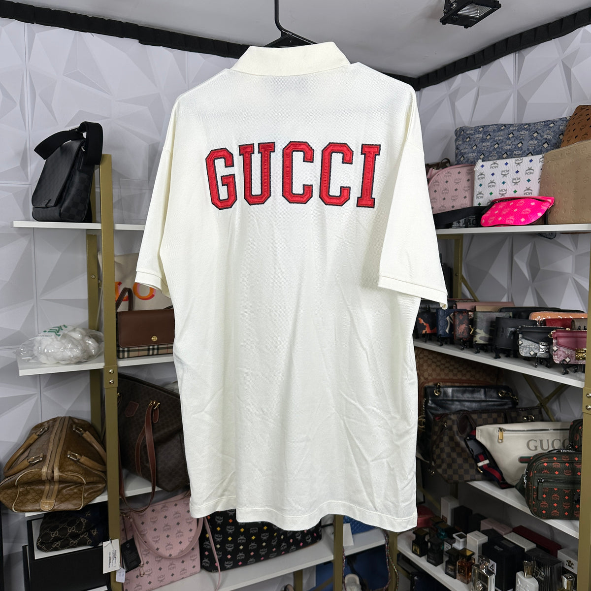 Gucci Yankees Collared T-Shirt – Luxury Leather Guys