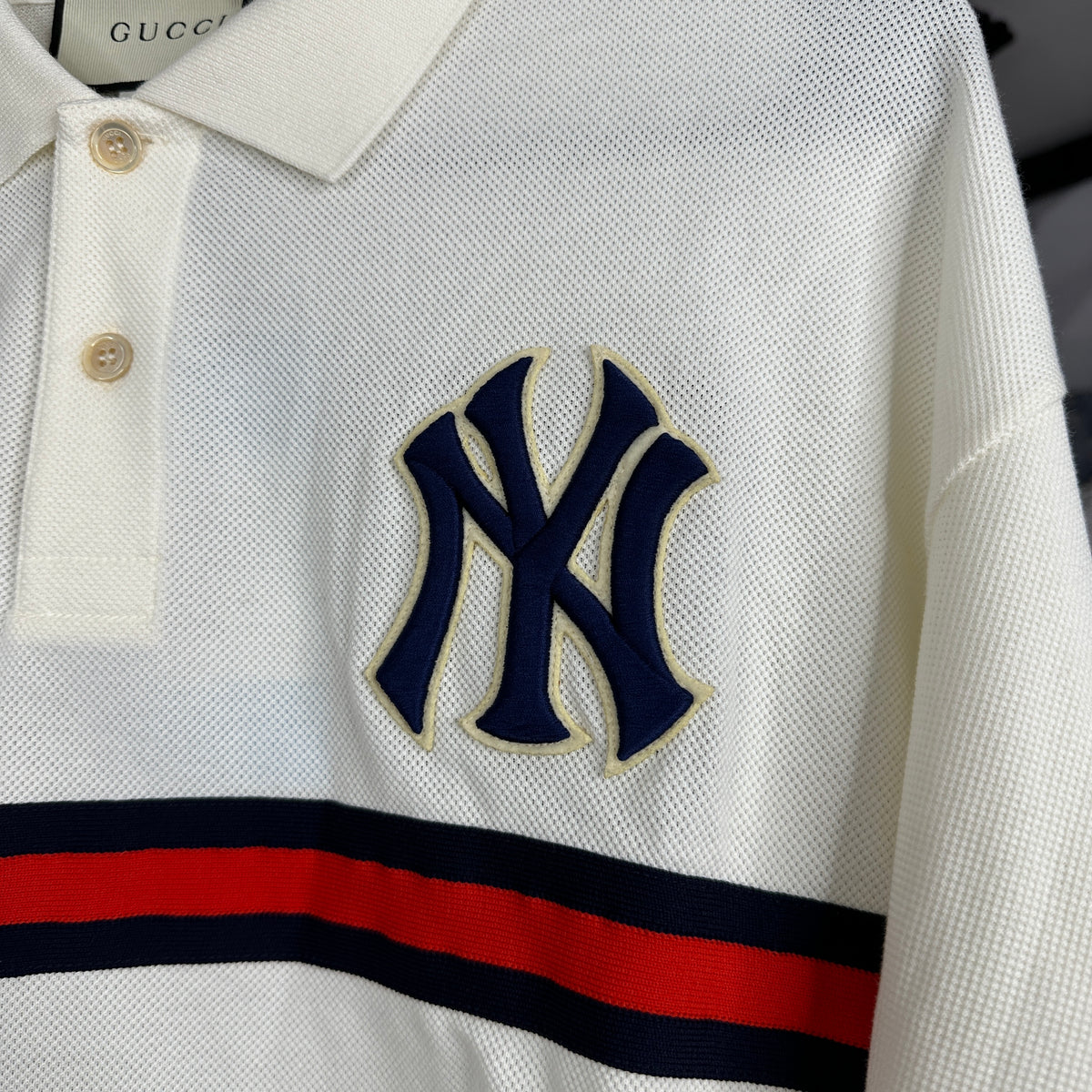 Gucci new york yankees polo shirt Clearance