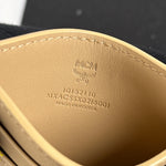MCM M Pup Beige Card Case (I6001)