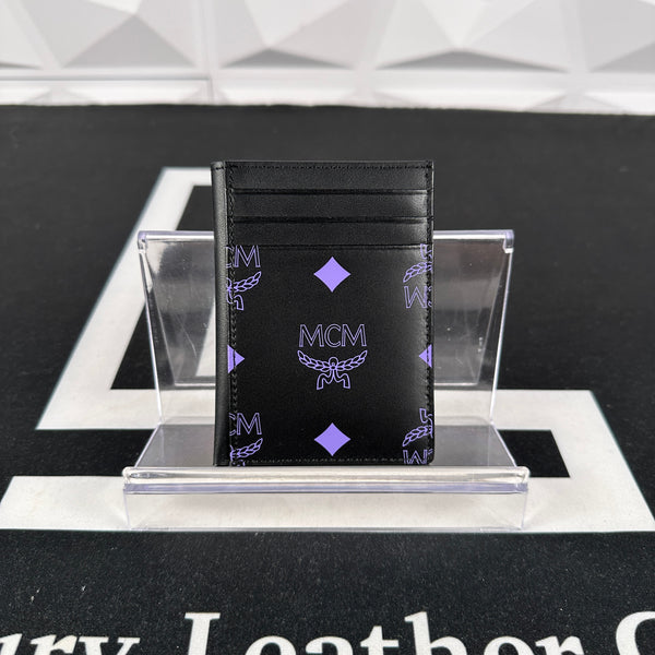 MCM Purple Color Splash Card Case (U4001) – Luxury Leather Guys