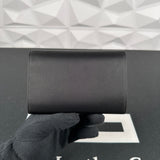 Prada Black Satin Trifold Wallet (67)