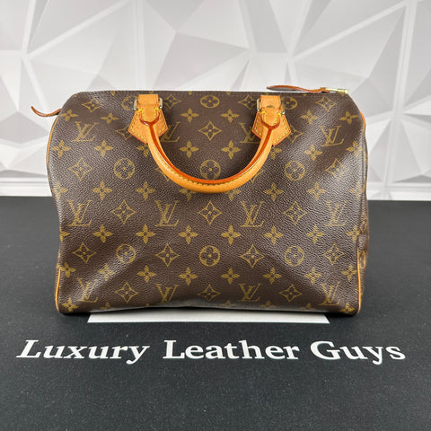 Louis Vuitton Mini Lin Croisette Speedy 30 – Luxury Leather Guys