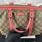Gucci Monogram Boston Bag (214397)