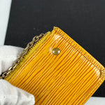 Louis Vuitton Yellow Epi Keypouch (CA1916)
