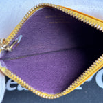 Louis Vuitton Yellow Epi Keypouch (CA1916)