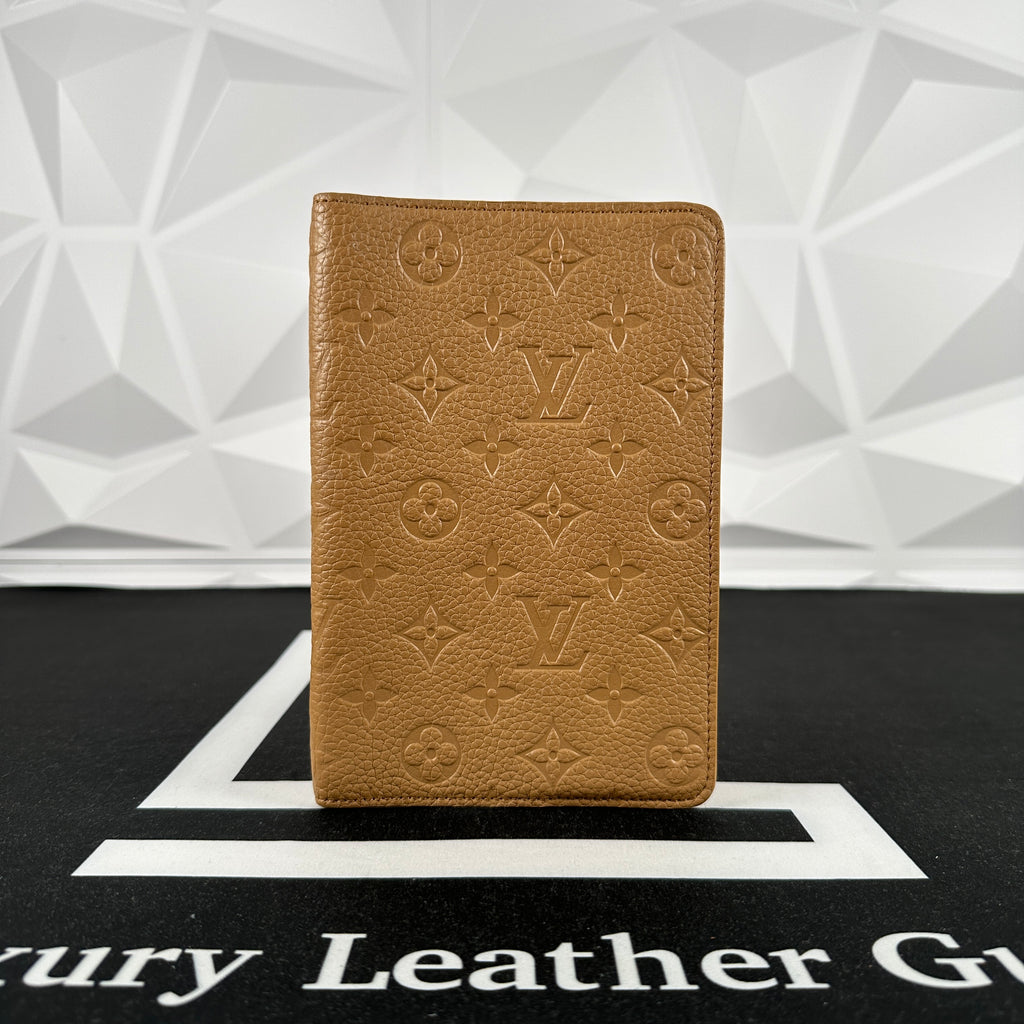 Louis Vuitton Passport Cover Black Monogram Empreinte