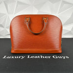Louis Vuitton Brown Epi Alma PM (MI1916)