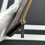 Gucci Brown Monogram Zippy (332747-525040)