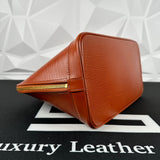 Louis Vuitton Brown Epi Alma PM (MI1916)