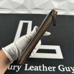 Gucci Brown Monogram Zippy (332747-525040)