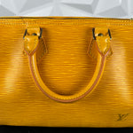 Louis Vuitton Yellow Epi Speedy 25 (VI0915)
