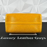 Louis Vuitton Yellow Epi Speedy 25 (VI0915)