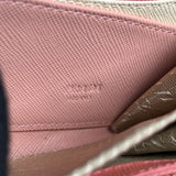 Prada Pink Saffiano Leather Zippy