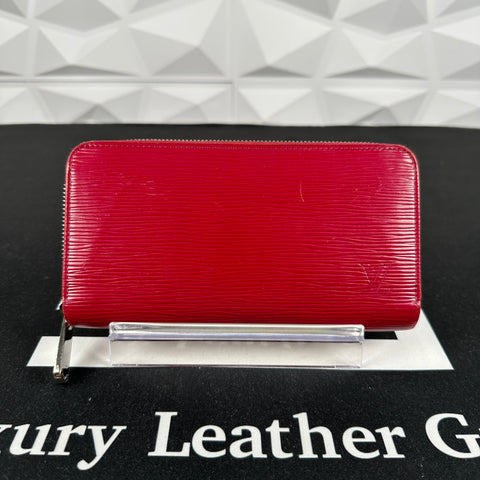 Louis Vuitton Zippy Wallet Organizer Epi Leather Red