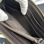 Gucci Brown Monogram Zippy (332747-525040)