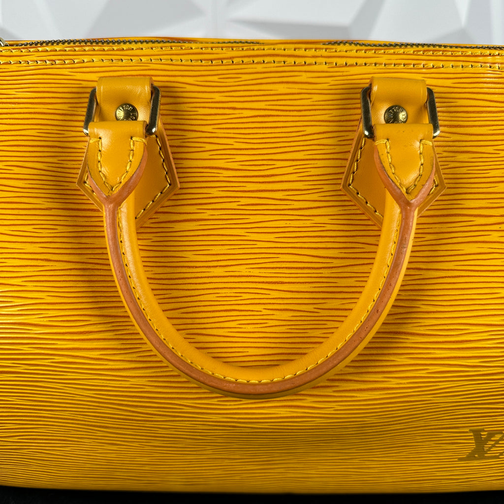 Louis Vuitton Yellow Epi Speedy 25 (VI0915) – Luxury Leather Guys