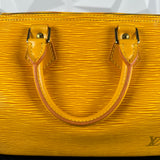 Louis Vuitton Yellow Epi Speedy 25 (VI0915)