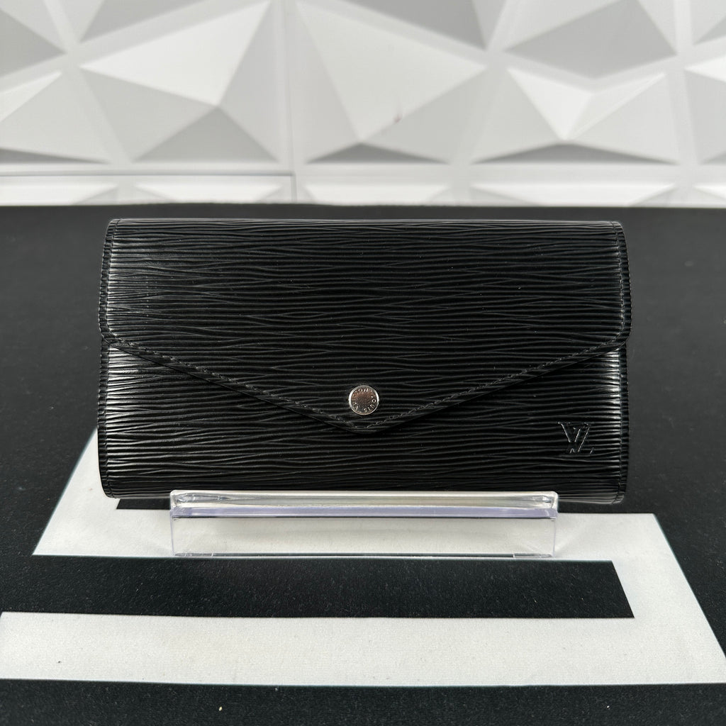 Review Louis Vuitton Sarah Epi Leather Wallet 