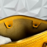 Louis Vuitton Yellow Epi Speedy 25 (VI0915)
