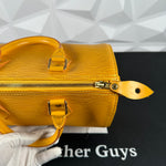 Louis Vuitton Yellow Epi Speedy 25 (VI0915)