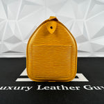 Louis Vuitton Yellow Epi Speedy 25 (VI0915)