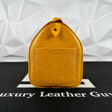 Louis Vuitton Yellow Epi Speedy 25 (VI0915)