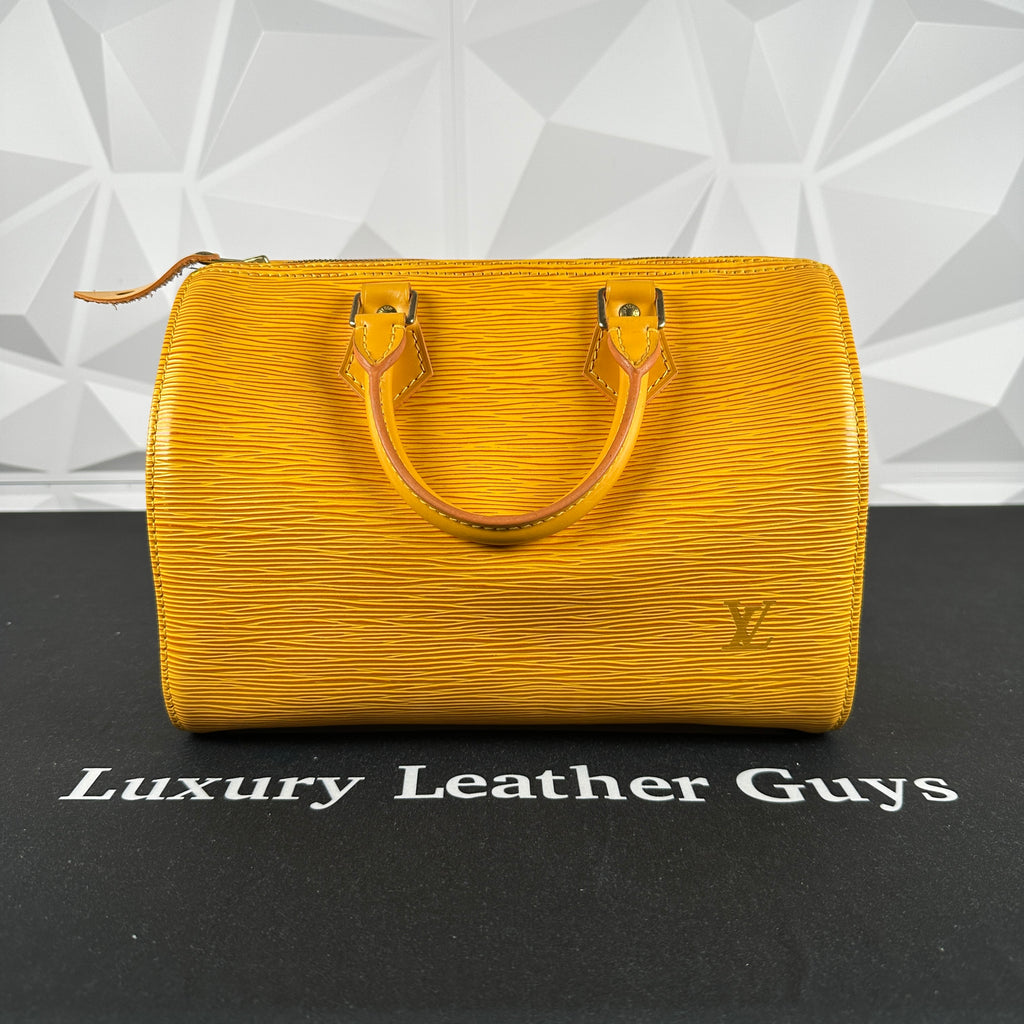 Louis Vuitton Vintage Louis Vuitton Speedy 25 Yellow Epi Leather