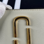 Marc Jacobs White Snapshot Crossbody (PSB-1137)