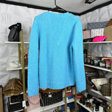 Gucci Blue Wool V-Neck Sweater