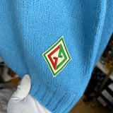 Gucci Blue Wool V-Neck Sweater