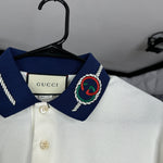 Gucci Blue Collared Polo