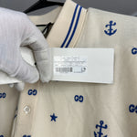 Gucci Blue Anchor Star Polo