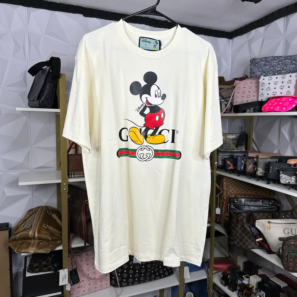 Gucci x Disney Mickey White T-Shirt – Luxury Leather Guys