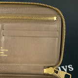 Louis Vuitton Brown Empreinte Zippy Wallet (SP2160)