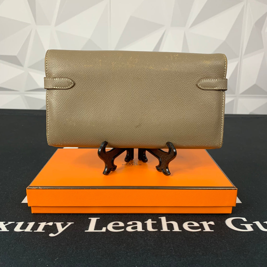 Hermes Etoupe Epsom Kelly Wallet (preloved)