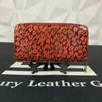 Louis Vuitton Limited Edition Stephen Sprouse Rouge Leopard Zippy Wallet