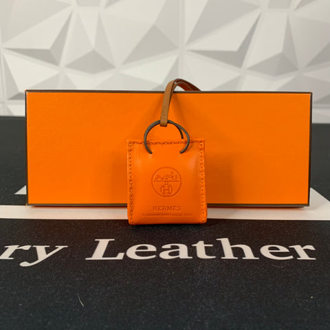 Hermes Orange Bag Charm