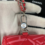 Chanel Pink Quilted Airpods Pro Case w/Chain