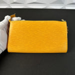 Louis Vuitton Yellow Epi Pochette (AR0052)