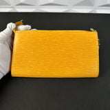 Louis Vuitton Yellow Epi Pochette (AR0052)