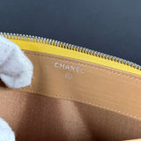 Chanel Yellow Lambskin Zippy (23049819)