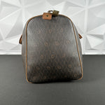 Dior Brown Honeycomb Monogram Duffle