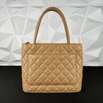 Chanel Beige Caviar Medallion Tote (Pre-loved)