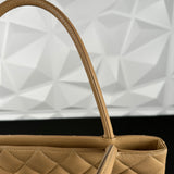 Chanel Beige Caviar Medallion Tote (Pre-loved)