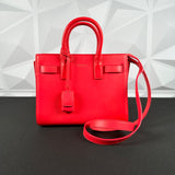 Saint Laurent Neon Pink Sac De Jour Nano