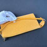 Louis Vuitton Yellow Epi Pochette (AR0052)
