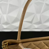 Chanel Beige Caviar Medallion Tote (Pre-loved)