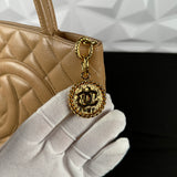 Chanel Beige Caviar Medallion Tote (Pre-loved)
