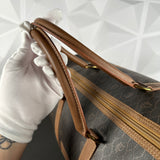 Dior Brown Honeycomb Monogram Duffle