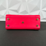 Saint Laurent Neon Pink Sac De Jour Nano